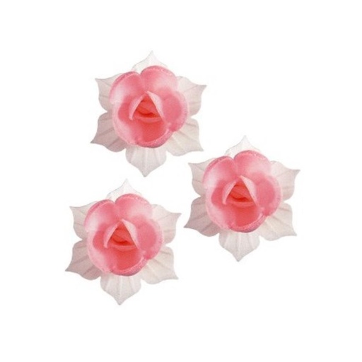 [70407014] J01 GELE NARCIS HOSTIE ROZE EN WIT 45MM28 STUKENS = DOOS