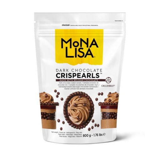[03070240] CALLEBAUT CHD-CC-CRISE0-02B (EX MONA LISA CHD-CC-CRISPE0-02B) CRISPEARLS NOIR 0,8KG