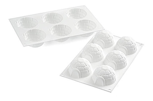 [51657185] SILIKOMART - MOULE SILICONE - IGLOO Ø 38MM H 42MM VOL 115ML CURVEFLEX