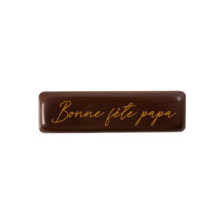 [08033609] +2011803 PLAQUETTE VIVE PAPACHOCO 45X13MM200PCES