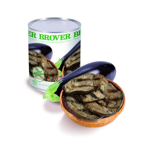 [05100751] GRILLED AUBERGINE SLICES BROVER OIL 1KG