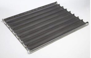 [70408037] INOX STOKBROODPLAAT 60 X 80 CM INFINIUM 601BEKLEDING MET 6 STOCKBRODEN VAN 80 CM