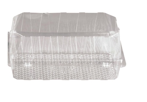 [41802306] PATIPACK RECHTHOEK PATISS DOOS 265X155X65MM VENTILEREND CHARNIER DEKSEL 280 STUKKEN=DOOS