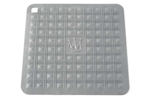 [53161061] VIERKANT PANNENLAP IN SILICONE 25X25CM=STUK ACC084