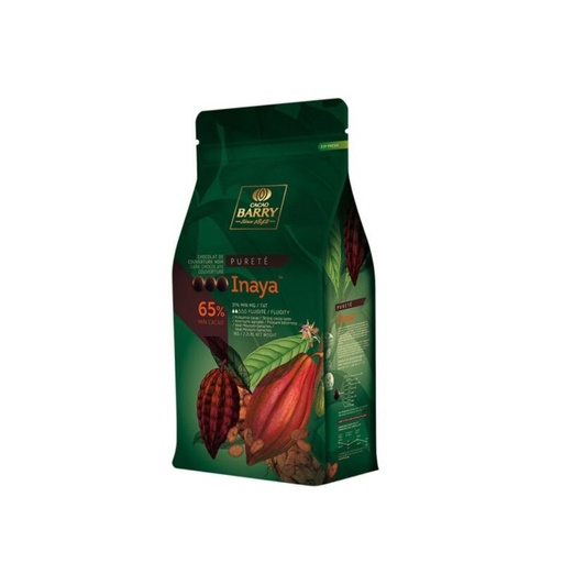 [03070520] BARRY CHD-S65INAY-E1-U68 INAYA DONKERE CALLETS 65%  KARTON VAN 6 ZAKKEN X 1KG = KG