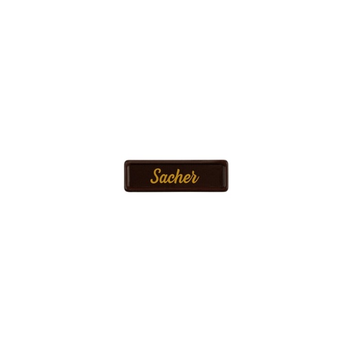 [08058394] 2002450 PLAQUETTE SACHER 3,8X1,2 CM 300PCS ***S/CDE***