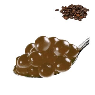 [25101223] BLACK COFFEE FRUIT PEARLS 3.4 KG COFFEE FOR BUBBLE TEA FLAVOR