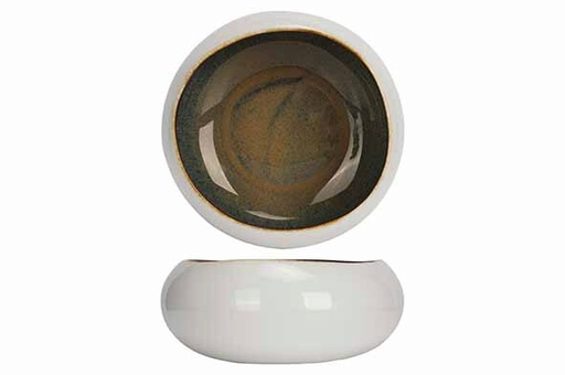 [60251807] C&T SALAD BOWL SPLASH IVORY 16XHT6.5CM