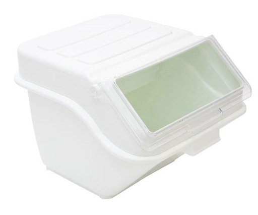 [50611214] WITTE INGREDIËNTENBAK 48L BPA-VRIJ MET DEKSEL