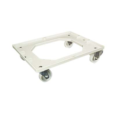 [50611306] MULTIPAT GREY BREAD BIN TROLLEY 610X485XH21MM UNIVERSAL GALVANIZED FORKS