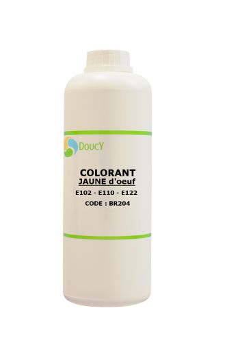 [07051183] DOUCY BR204 VLOEIBARE EIERDOOIER KLEURSTOF 1KG = KG