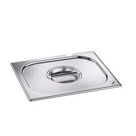 [57657567] B.PRO COUVERCLE GASTRO GN1/2 A/POIGNEE ENCASTREEET EVIDEMENT PR CUILLERE-AISI304