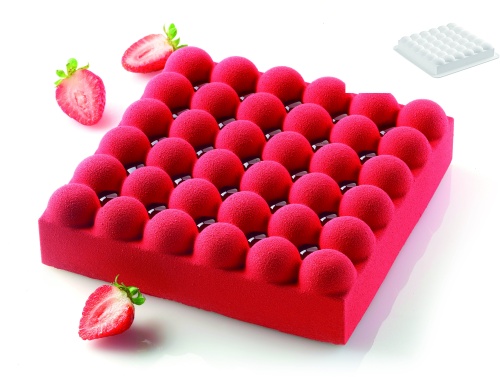 [51657206] SILIKOMART VORM BUBBLES 180X180MM H50MM 1400ML TORTAFLEX=STUK