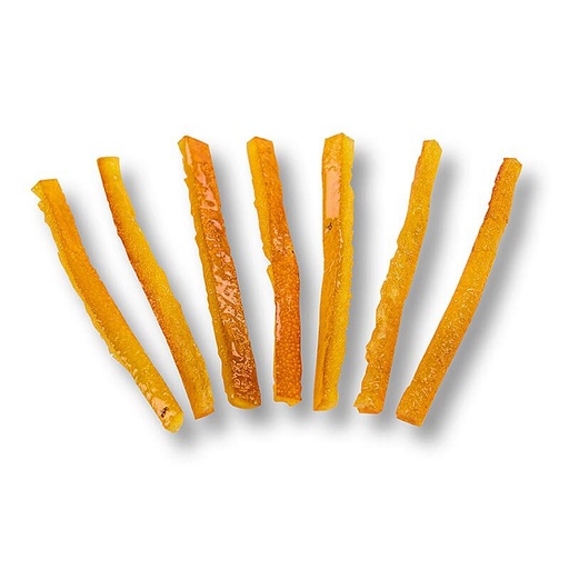[01050039] SMET DRAINED ORANGE STRIPS 1KG
