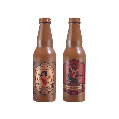 [08058202] 088181 PCB BEDRUKTE VELLEN LA BRUNETTE VOOR FLESSEN 7,5X7,3CM 20ST ***S/CDE***