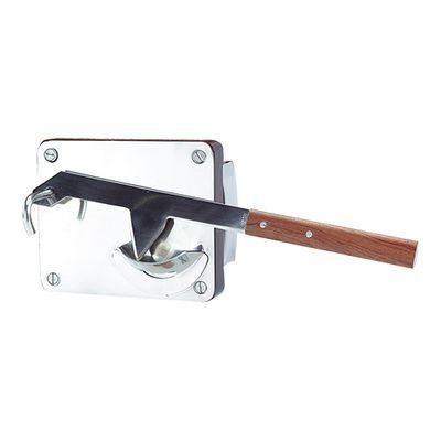 [57660487] 37CM RVS TAFEL OESTEROPENER MET UITNEEMBAAR MES