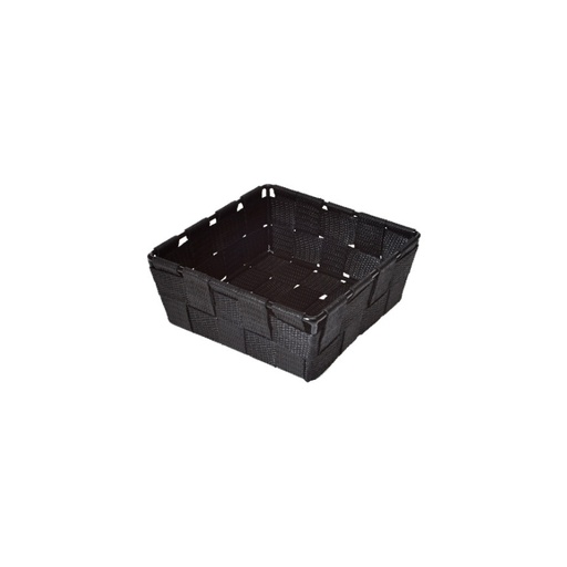 [60300334] VIERKANTE ZWARTE RUSH MAND 15CMX15CM