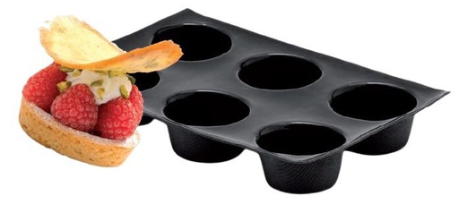 [51661086] FP-04051 FLEXIPAN® ORIGINE MUFINS 30X20CM 6EMP 29,4X19,4CM Ø7,2CM H4CM