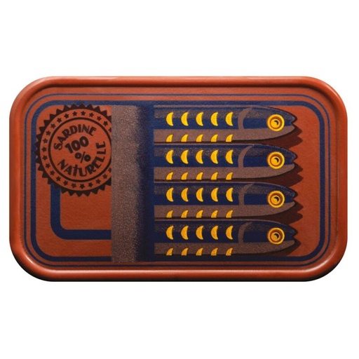 [08056981] 061115 PCB BLISTERS DEKSELDOOS SARDINE 100% NATUURLIJK VOOR 16 STUKS 11,5X7 CM 4 STUKS ***S/CD***