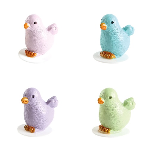 [08033957] 1069857 POUSSINS COLORÉ PASTEL PLASTIC HT 3CM 64PCE***S/CDE***