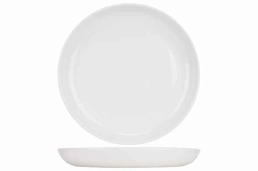 [60251809] C&T TITANIUM WIT DINERBORD 27 CM RECHTE RAND - 1221127