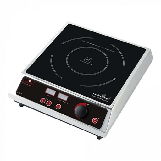 [60251466] CATERCHEF INDUCTIEKOOKPLAAT 2700W 32X36.8CM DIGITAAL - VERWARMINGSDIAM 12 TOT 26CM