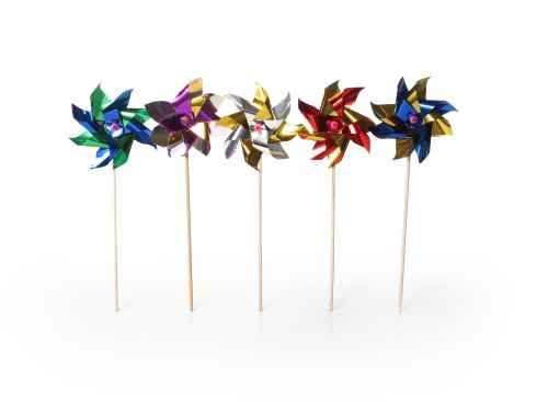 [53531210] PIQUE AVEC MOULIN A VENT EOLIENNE 15CM 100PCS