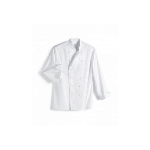 [53131744] SNV VESTE STEPHANE BLANCHE TAILLE 44 COTON 240GR MANCHES LONGUES