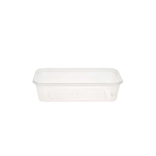 [53533132] MICROWAVE DISHES PP TRANSPARENT 500ML 25PCS