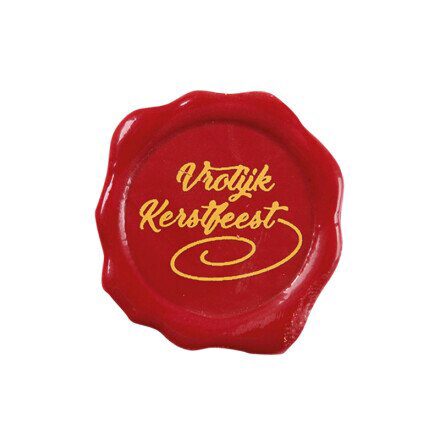 [08030096] 2013474 TAMPON VROLIJK KERSTFEEST 3 CM 175PCES ***S/CD****