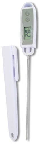 [52902093] DICHT DIGITAAL THERMOMETER MET INOX PEILLOOD 120MM VAN -50° TOT 200°C=STUK