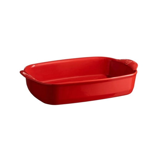 [57690026] EMILE HENRY PLAT ROTIR G.CRU 36X23CM 2.70L- ROUGE