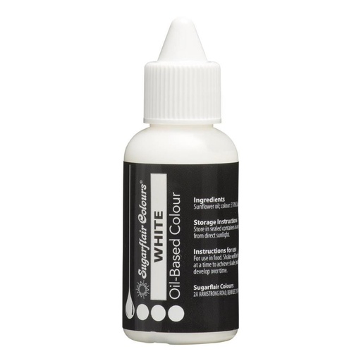 [08053447] SUGARFLAIR COLORANT LIPOSOLUBLE BLANC 30ML