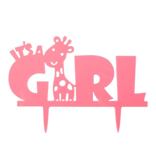 [08054881] 51514 IT'S A GIRL 16X11,5CM 6PCS ***OP/ORDER***