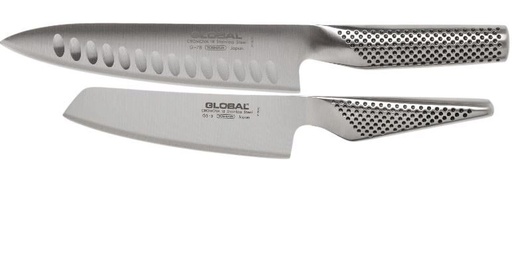 [60252190] GLOBAL G-7805 SET DE 2 COUTEAUX G78+GS5