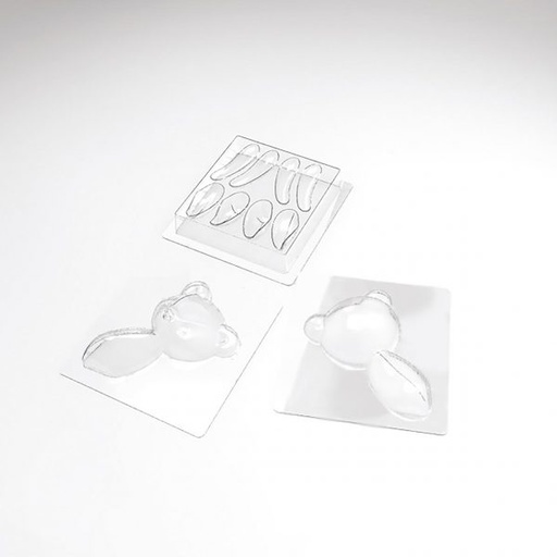 [08057557] 070424 PCB MOLDS TEDDY BEAR FOR 4 PIECES 12PCES***S/CD***