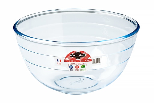 [74500890] O CUISINE BOL MELANGEUR  BOROSILICATE 24CM 3.0L