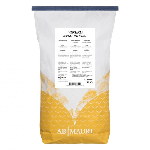 [05100002] AB MAURI VINERO KAPSELPOEDER BISCUITMIX PREMIUM 20 KG = ZAK