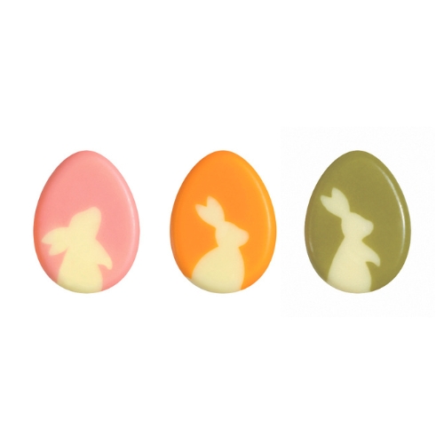 [08058257] 088129 PCB OEUFS CB SILHOUETTES 3 DESIGNS 3X2,2CM 120PCS ***S/CDE***