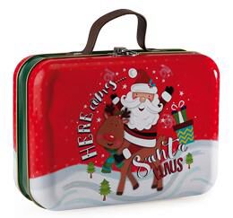 [60700555] VALISE PERE NOEL ET COMPAGNIE ANSE 180X130X75MM