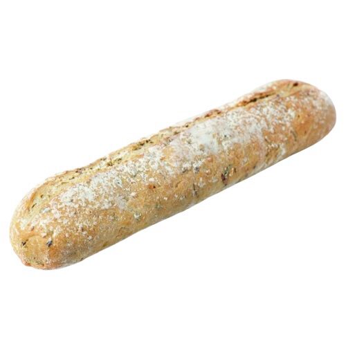 [02041211] DELIFRANCE S6415 DEMI BAGUETTE GRISE 28CM CŒUR DE GRAINES PAC 30 X 170GR