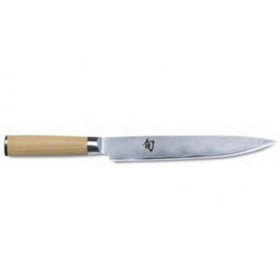 [57661328] KAI SHUN "WHITE" COUTEAU TRANCHEUR 23.0CM  DAMASSE - DM-0704W