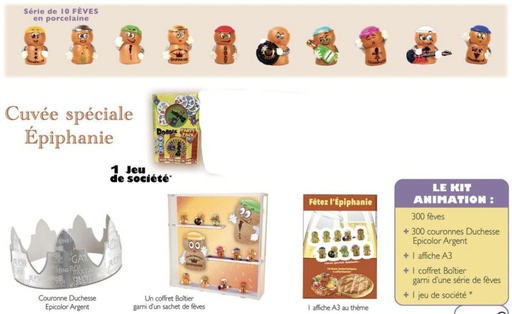[60229001] KIT SANTON "CUVEE SPECIALE EPIPHANIE"300 PC 2023