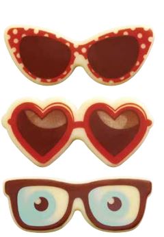 [08057162] 061339 PCB STAR GLASSES CB 6 DESIGNS 96PCES ***S/CD***