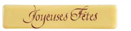[08056713] 060460 PCB RECTANGLES CB JOYEUSES FÊTES 7X1.5 CM 70PCS ***S/CD***