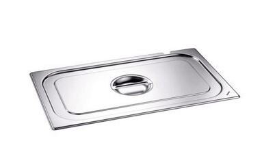 [57657564] B.PRO COUVERCLE GASTRO GN1/1 A/POIGNEE ENCASTREE  ET EVIDEMENT PR CUILLERE-AISI304