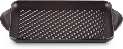 [70409700] LE CREUSET GRILL RECT NOIR TRADITION 32CM