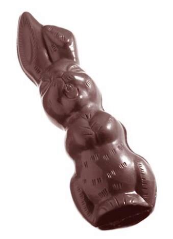 [70410494] MOULE À CHOCOLAT LIÈVRE SOURIRANT CW129813.5X27.5CM * 2X8 *11GR