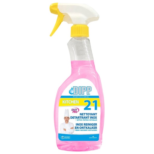 [20100127] DIPP 21 ROESTVRIJSTALEN ONTKALKER REINIGER EENVOUDIG PRO500ML = SPRAY