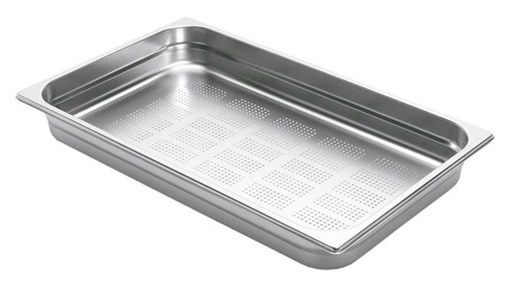 [55006776] PREMIUM LINE BAK GN1/1-H6.5CM-9.0L GEPERFOREERD ROESTVRIJ STAAL